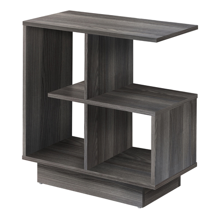 Monarch Specialties Accent Table - 24"H / Grey I 2097